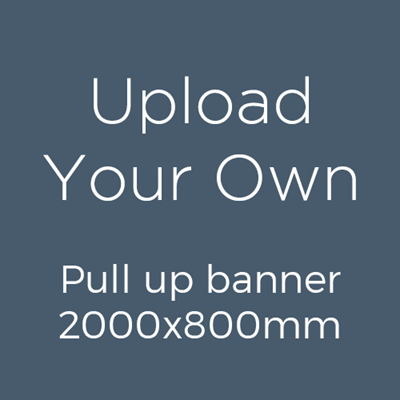 Show details for Upload Your Own 2000 x 800mm Banner