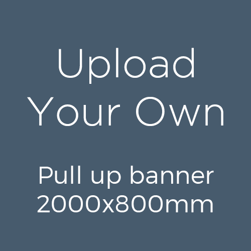 Show details for Upload Your Own 2000 x 800mm Banner