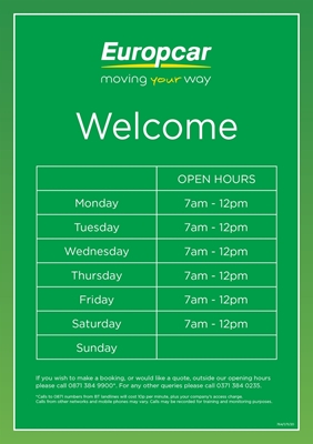 Show details for A3 Opening Hours 2020_C