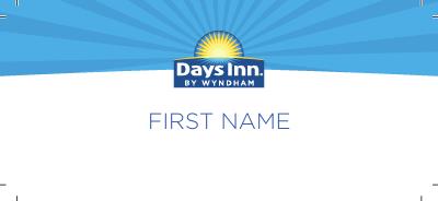 Show details for Days Inn Name Badge_C